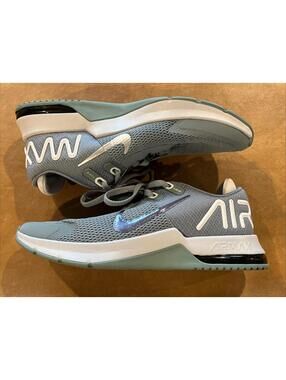 Nick Air Max Alpha Trainer 4 Grey & Light Green Shoes (Men’s 11.5)
